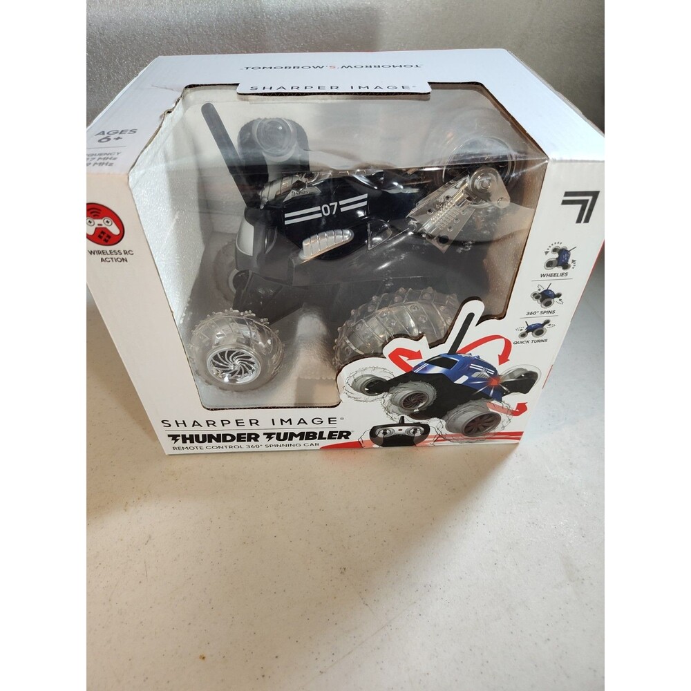 Sharper Image Thunder Tumblr Remote Control 360° Spinning Car 49 M H Z (995)